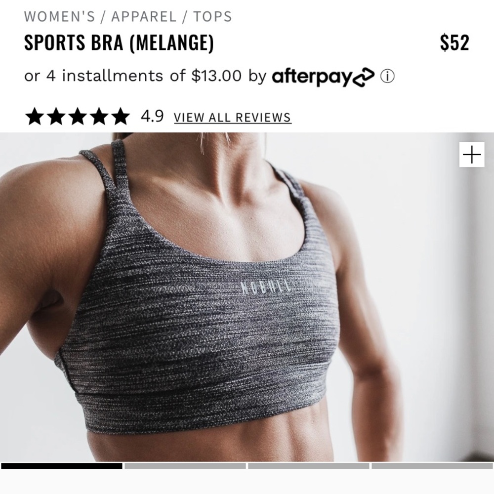 NoBull Melange Sports Bra